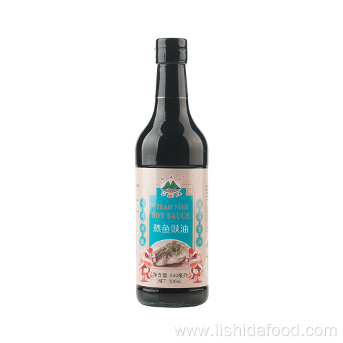 500ml Glass Bottle Steamed Fish Soy Sauce